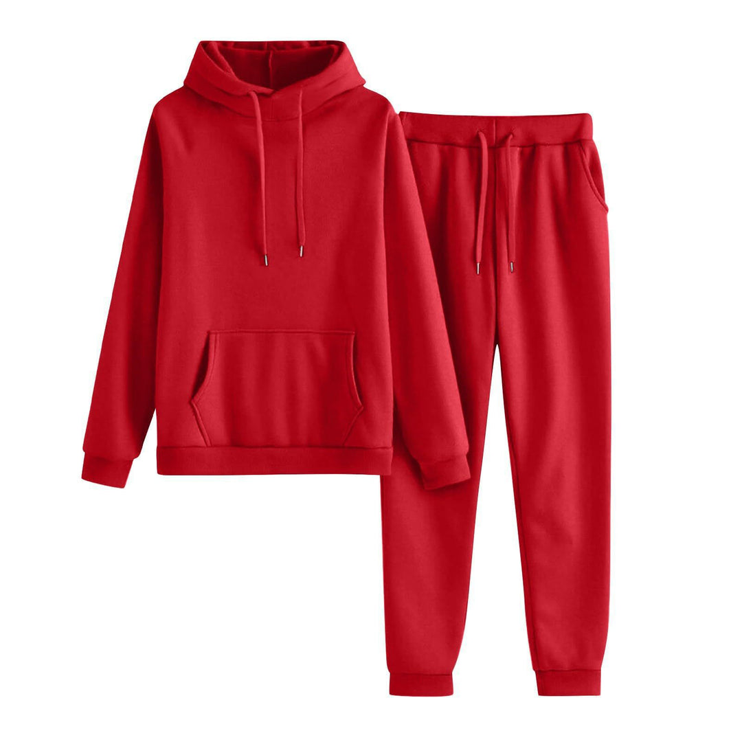 Women's hoodie and jogger set in a casual cut with practical pockets Lisslune