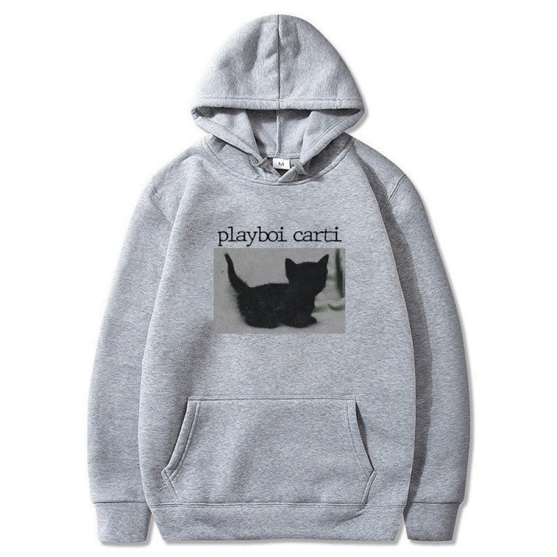 Women's hooded sweatshirt with unique artistic print Lisslune