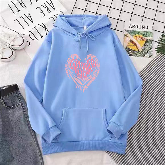 Women's hoodie with creative heart design Lisslune