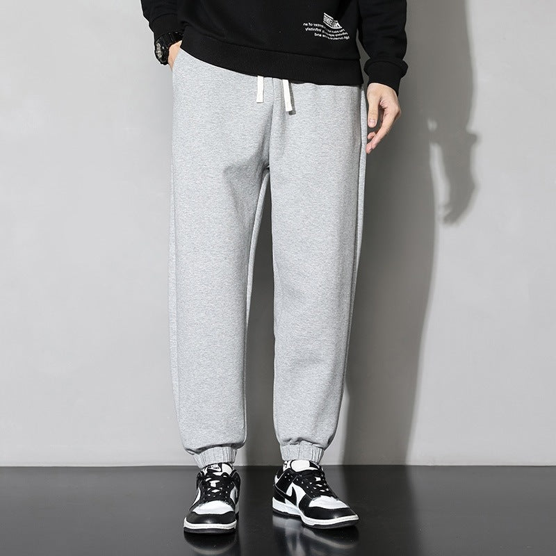 Men's casual sweatpants with elastic waistband and side pockets Lisslune