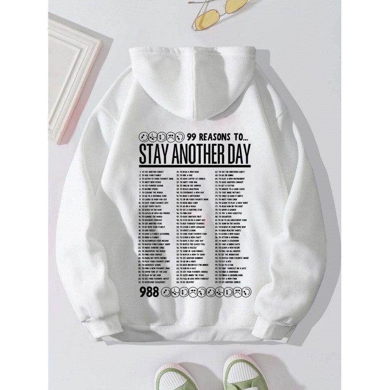 Women's hoodie with original design and inspiring message Lisslune