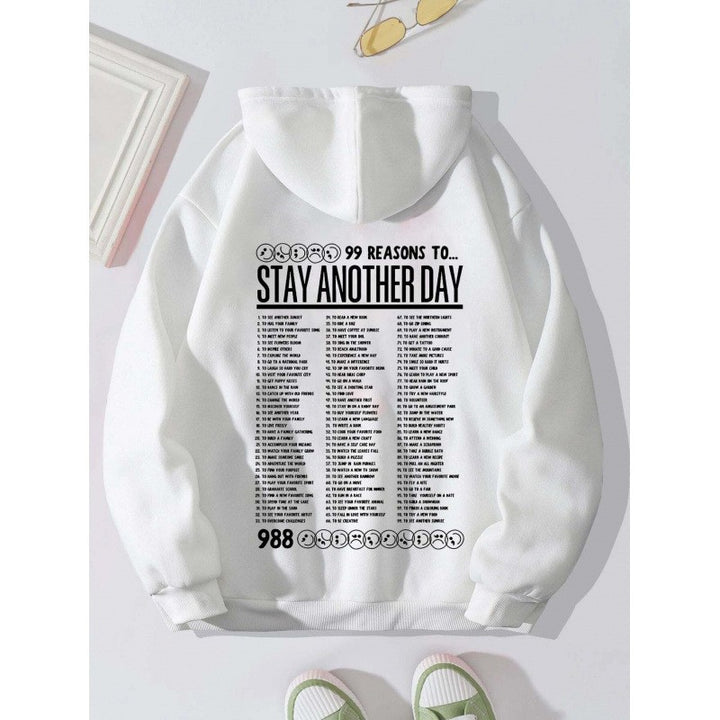 Women's hoodie with original design and inspiring message Lisslune