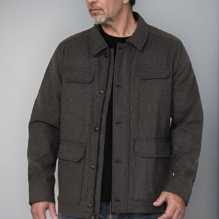 Men's fashionable jacket with practical pockets Lisslune