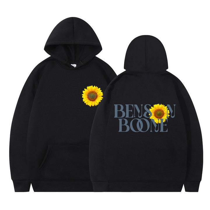 Women's hoodie with unique sunflower design and comfortable fit Lisslune
