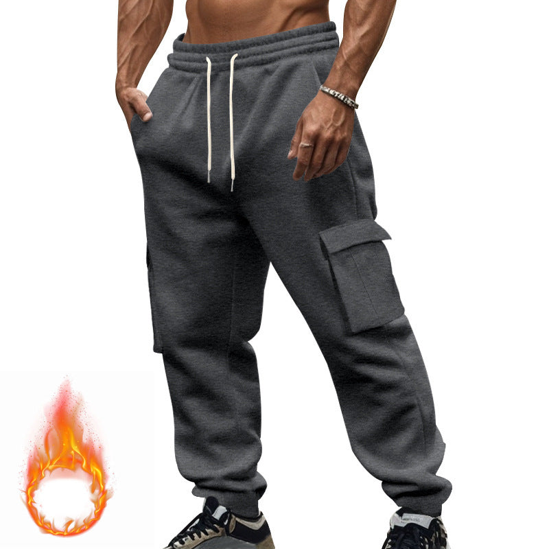 Men's cargo jogging pants with practical side pockets and adjustable drawstring Lisslune