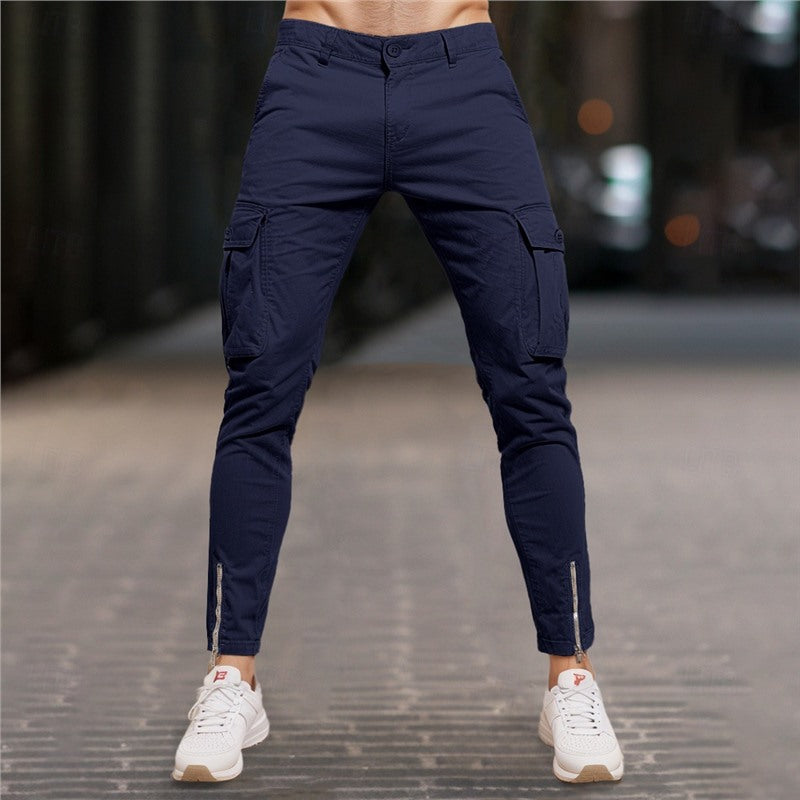 Men's Modern Cargo Pants with Zipper Lisslune