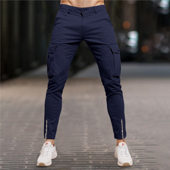 Men's Modern Cargo Pants with Zipper Lisslune