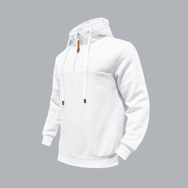 Men's hoodie with modern zipper and comfortable fit Lisslune