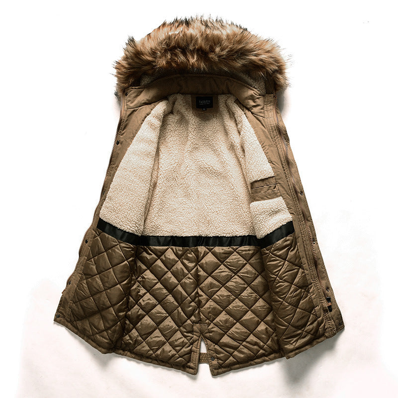 Men's transitional jacket with insulating inner lining and removable hood Lisslune