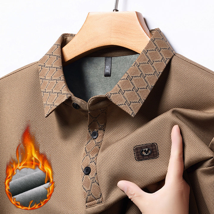 Men's geometric polo shirt Lisslune