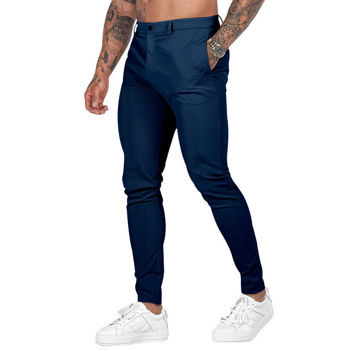 Men's Slim Fit Chinos by Lisslune