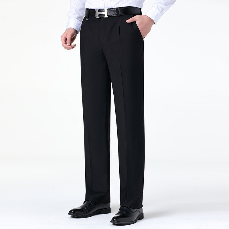 Men's elegant suit trousers with classic cut Lisslune