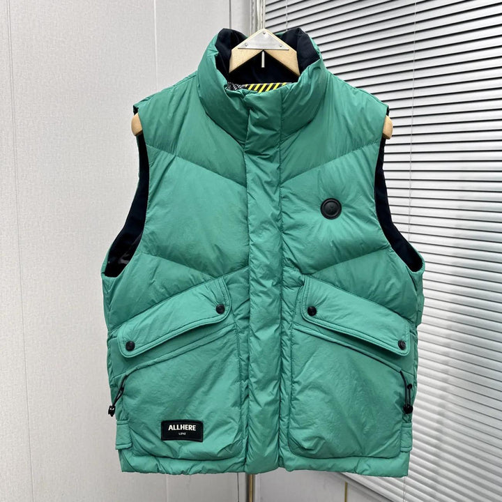 Men's Insulated Quilted Vest with Practical Pockets Lisslune