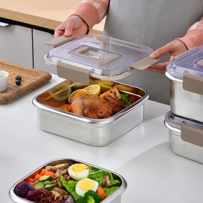 Lisslune | Portable Stainless Steel Food Storage Container 1600ml