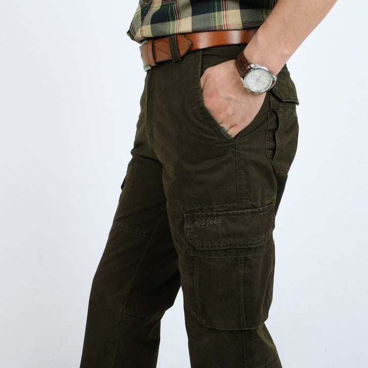 Men's cargo pants with versatile storage and durable material Lisslune