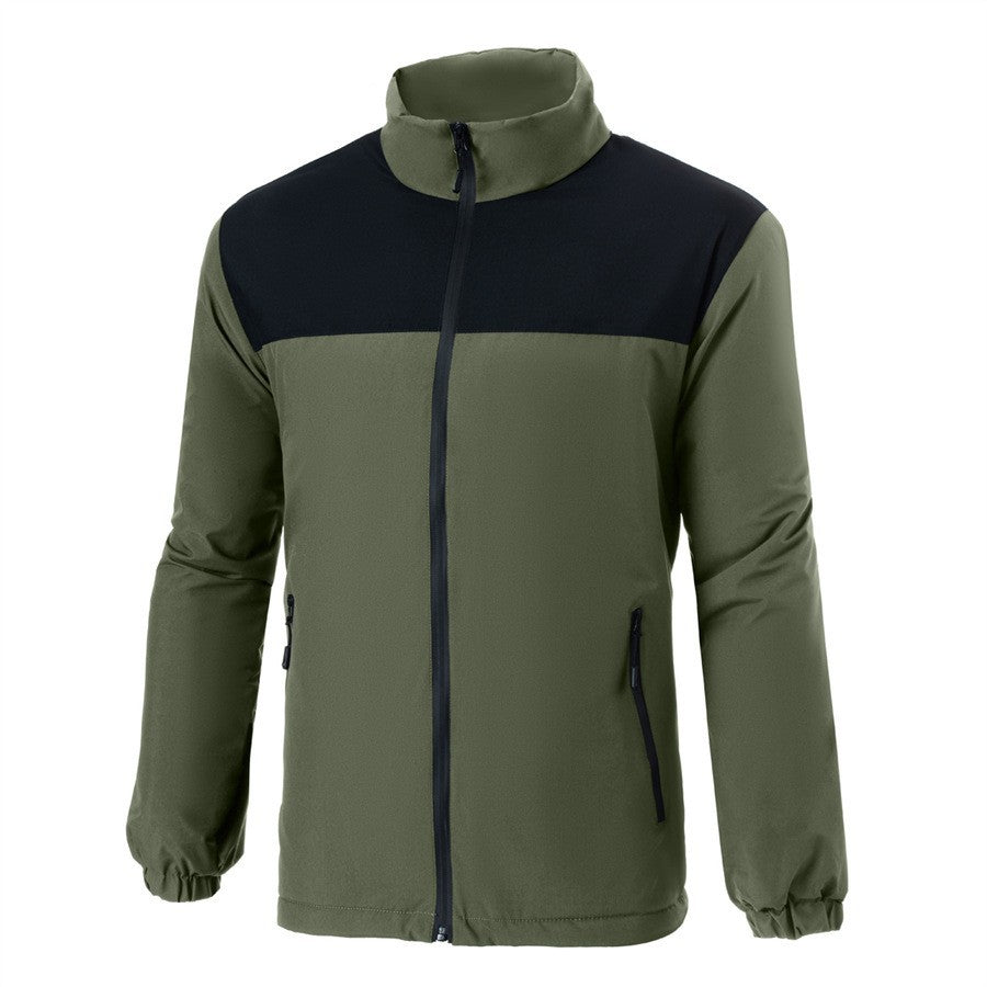Men's transitional jacket with high collar and heat-insulating properties Lisslune