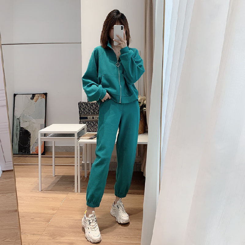 Women's Casual Leisure Set with Relaxed Cut and Practical Pockets Lisslune
