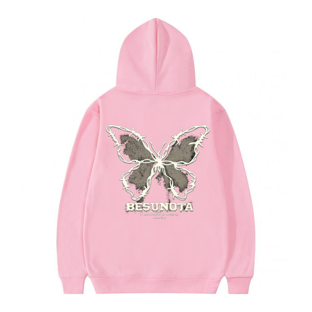 Women's hoodie with creative butterfly motif Lisslune