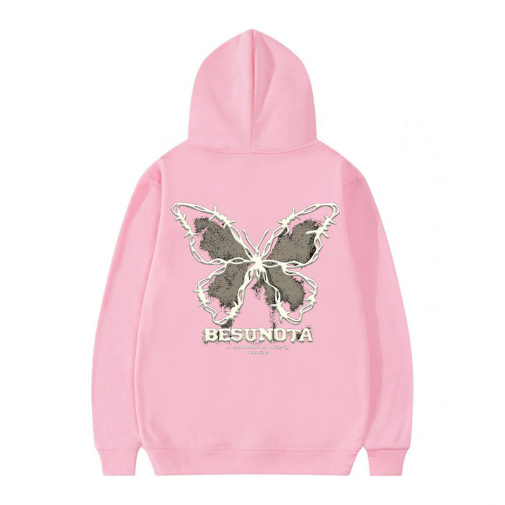 Women's hoodie with creative butterfly motif Lisslune