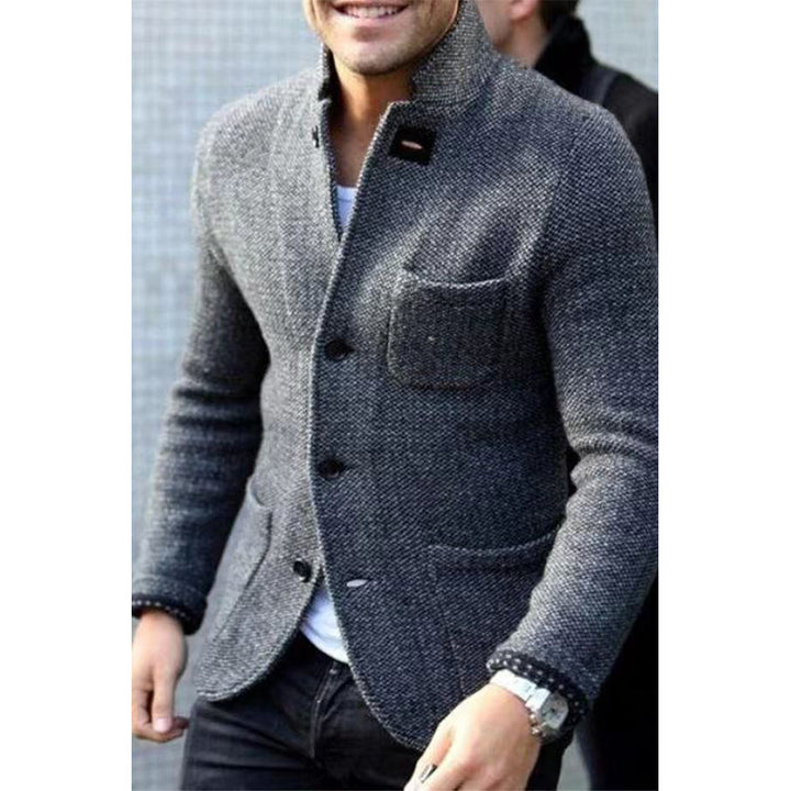 Men's Casual Chic Knit Blazer Lisslune