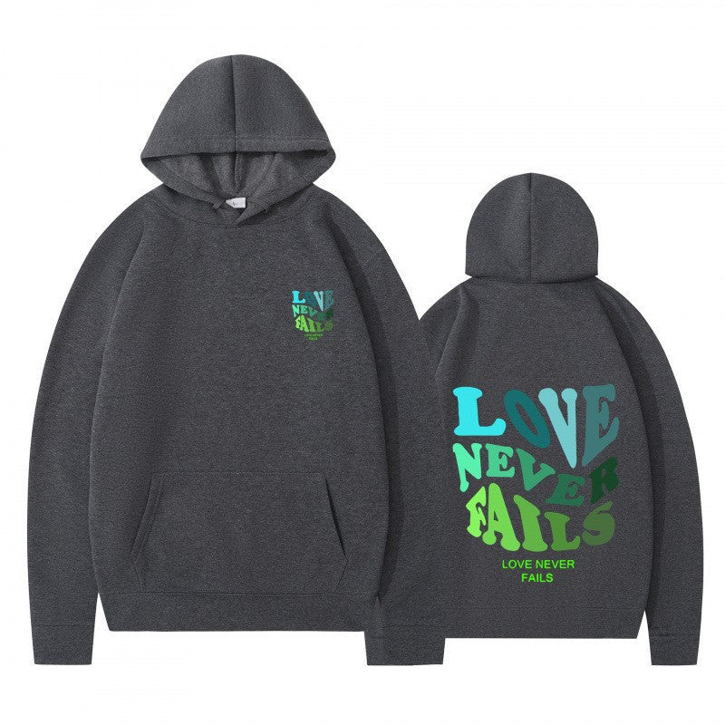 Women’s hoodie with inspiring lettering and casual fit Lisslune