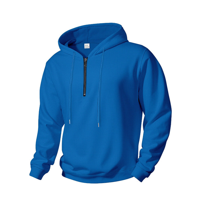 Men's sporty hoodie with innovative zipper and breathable fabric Lisslune