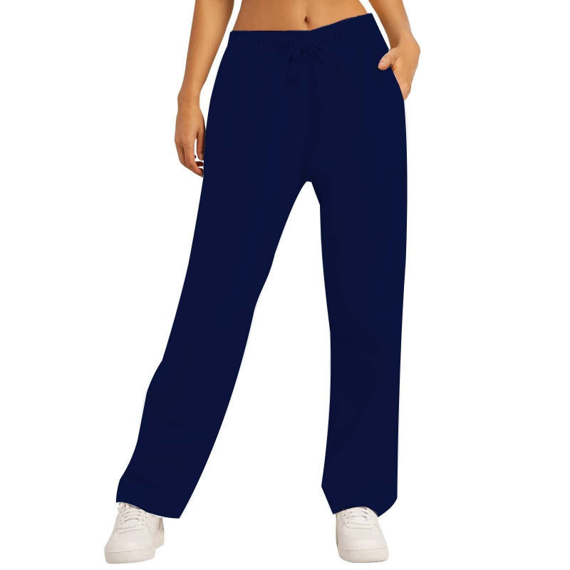 Women's leisure pants with a comfortable fit and side pockets Lisslune