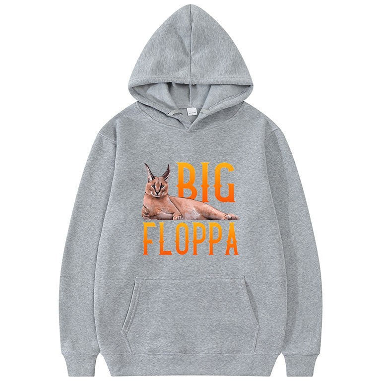 Women's hoodie with animal graphic design and cozy artificial fleece interior Lisslune