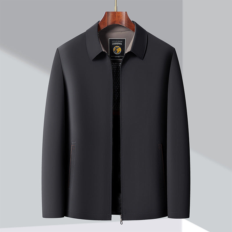 Men's Fashionable Lightweight Jacket with Functional Zipper Lisslune