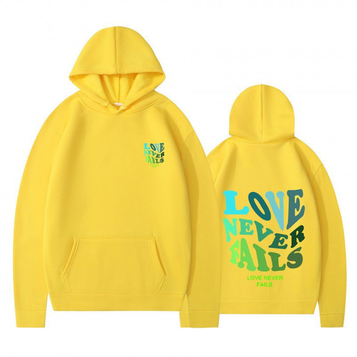Women’s hoodie with inspiring lettering and casual fit Lisslune