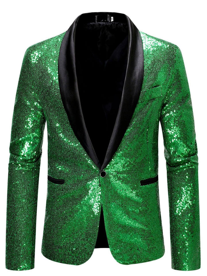 Men's shimmering sequin blazer Lisslune