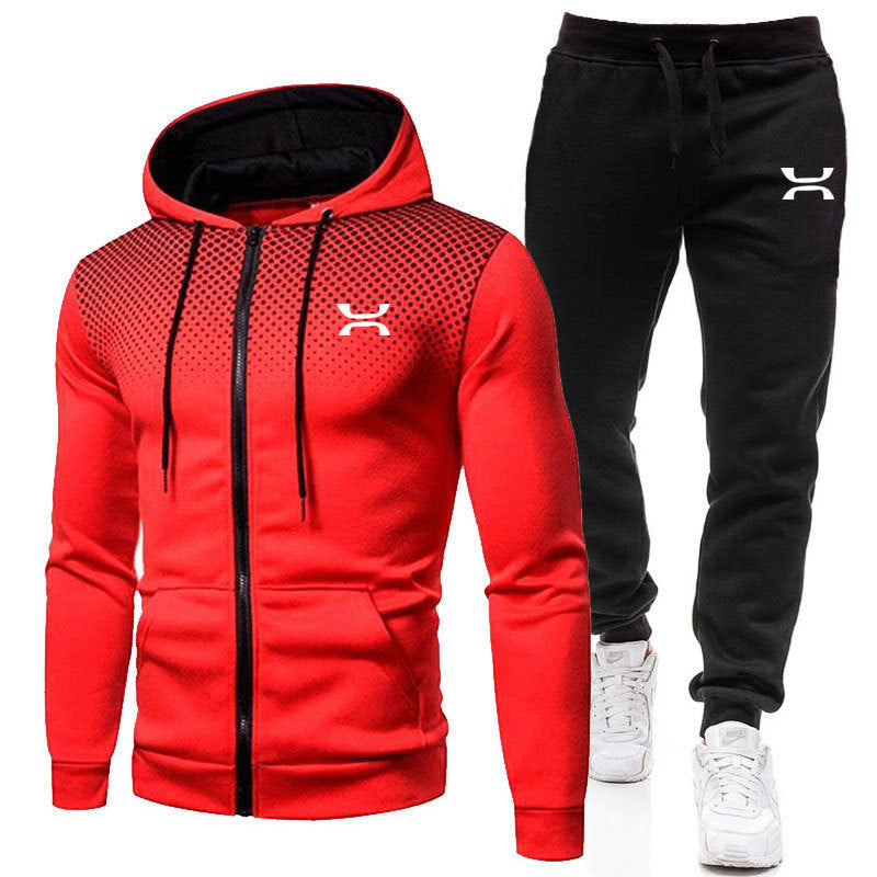 Men's sports suit with breathable hoodie and comfortable joggers Lisslune