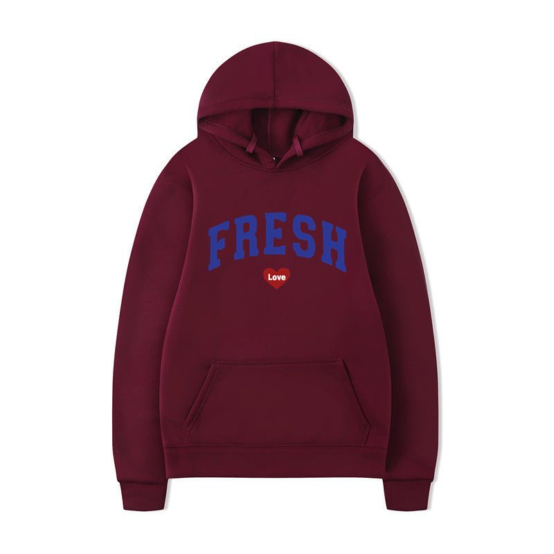 Women's hoodie with playful lettering and soft inner fleece Lisslune