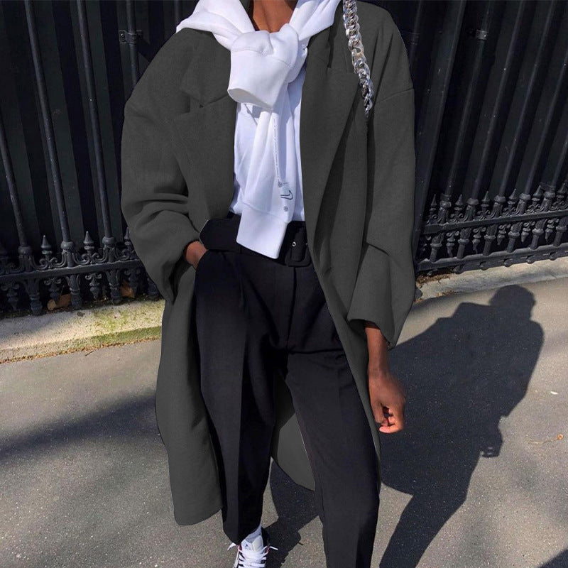 Women's Oversized Coat in Elegant Design Lisslune