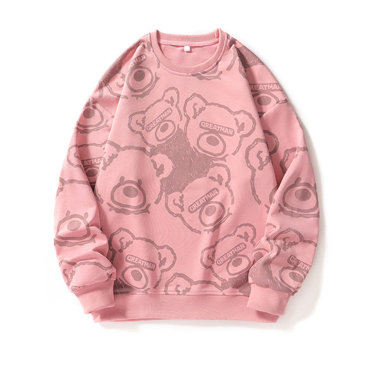 Men's casual sweatshirt with creative animal motif Lisslune