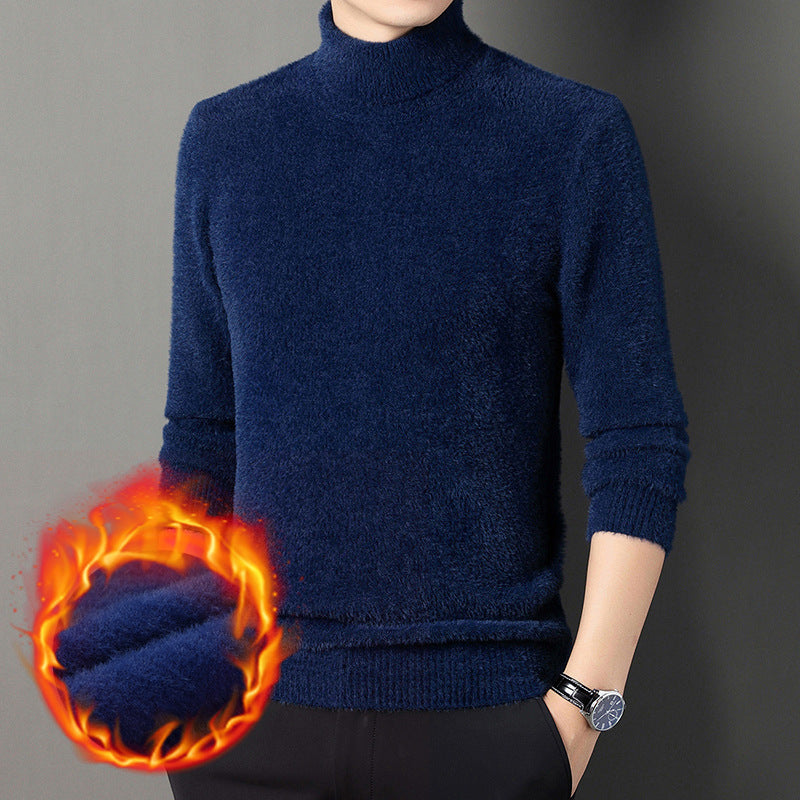 Men's high-quality turtleneck sweater made of soft material Lisslune