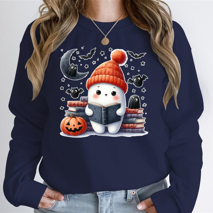 Women's sweatshirt with playful Halloween motif and high-quality material Lisslune