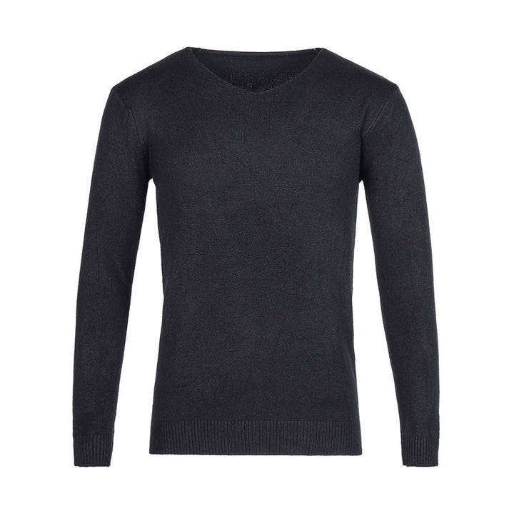 Men's classic V-neck sweater Lisslune