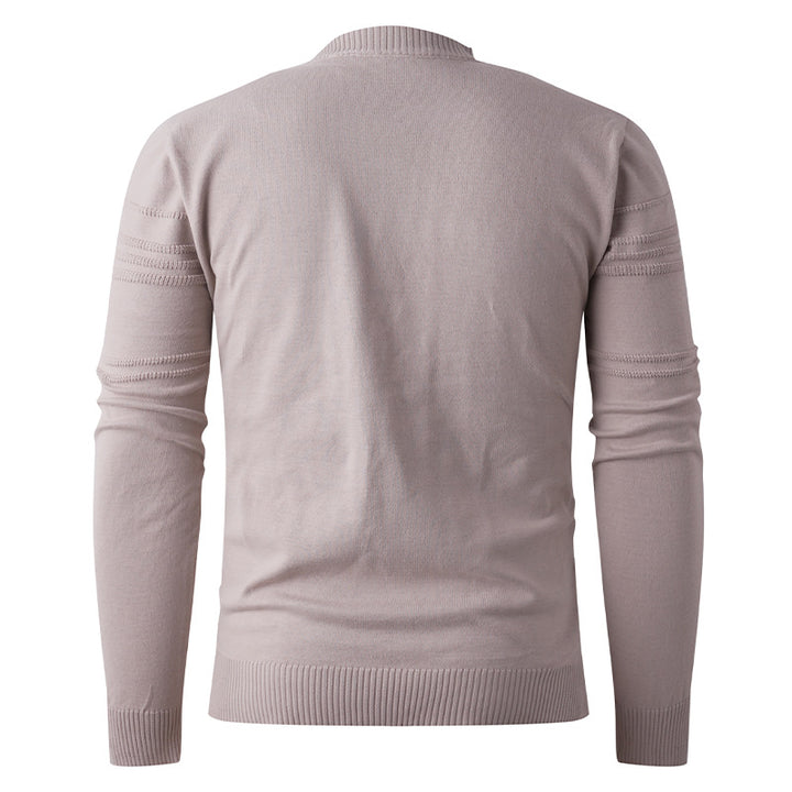 Men's Fashionable Sweater with Textured Design Lisslune
