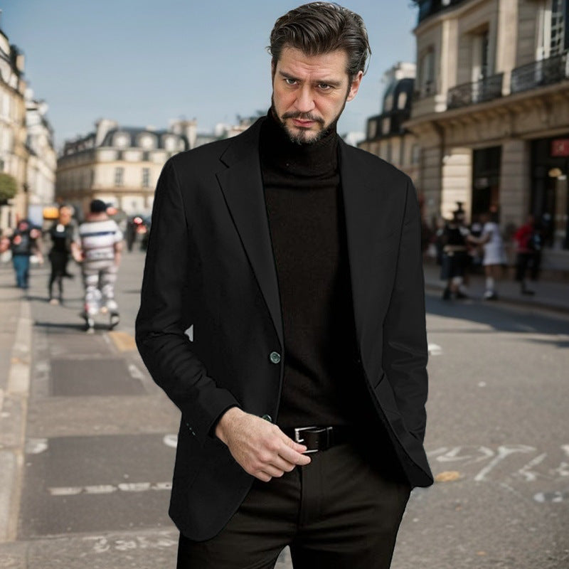 Men's Elegant Single-Breasted Blazer Lisslune