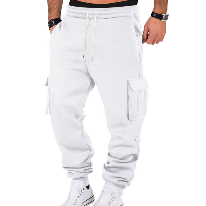 Men's cargo jogging pants with elastic waistband and practical pockets Lisslune