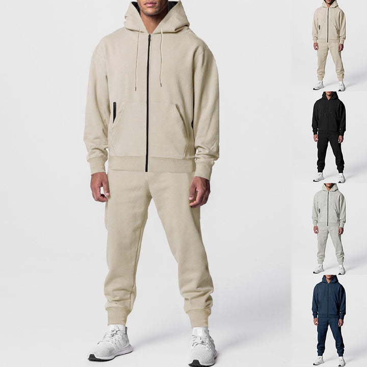 Men's sports hoodie set with breathable fabric technology Lisslune