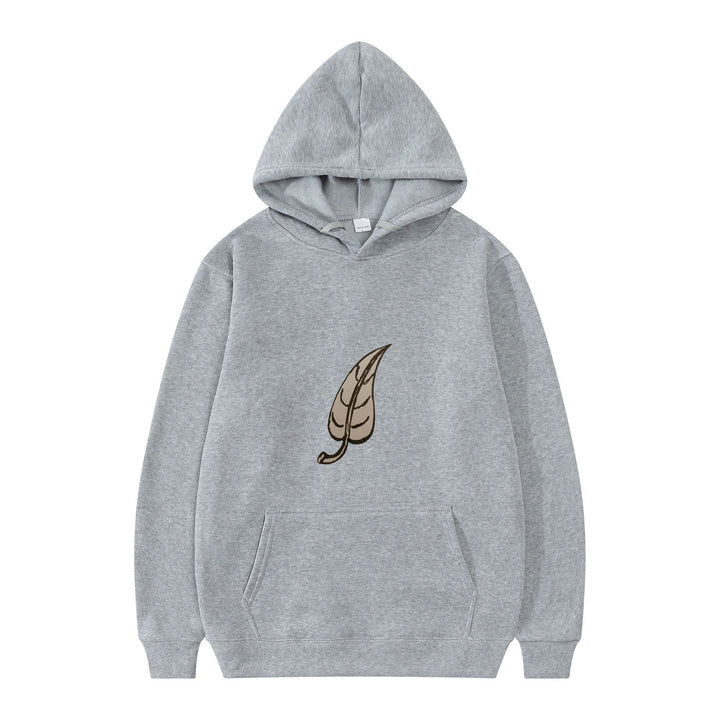 Women's hoodie with original leaf print Lisslune