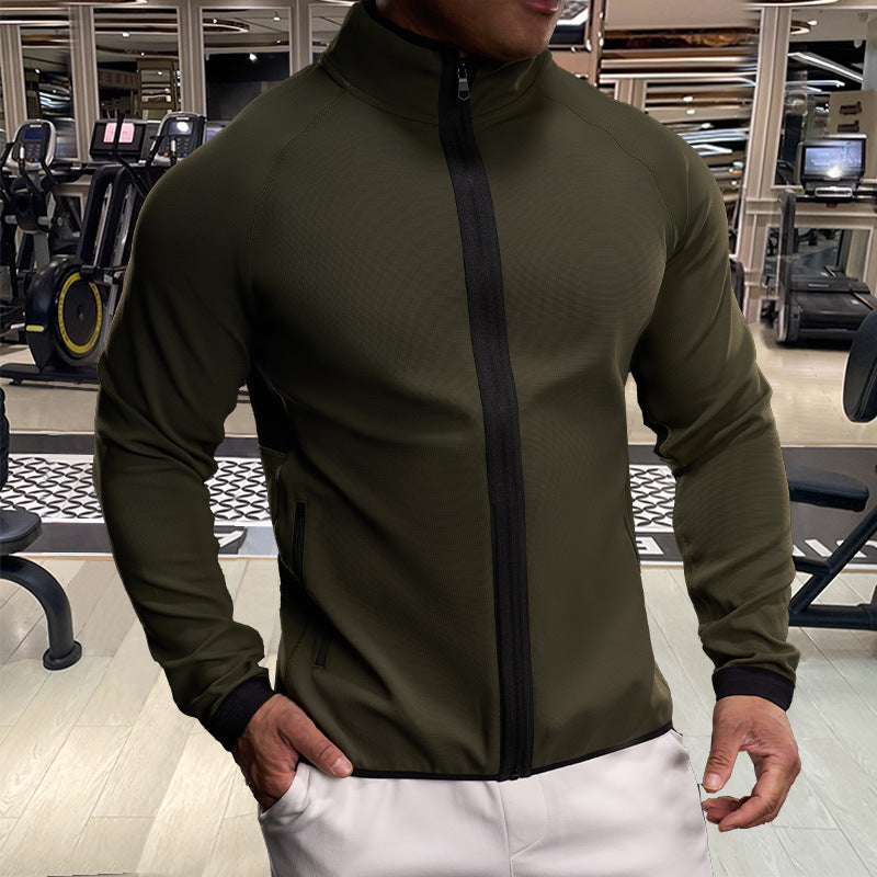 Men's Training Jacket with Breathable Properties Lisslune