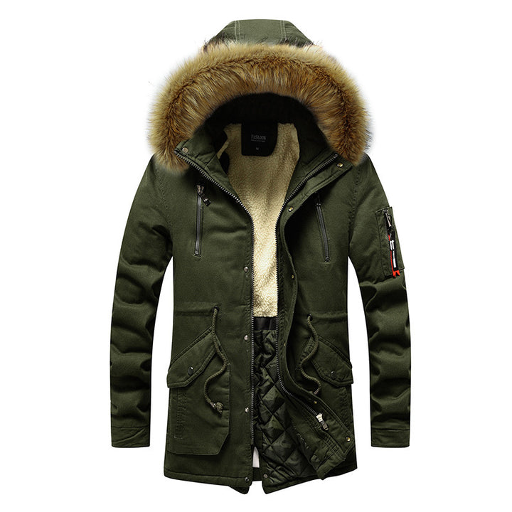 Men's transitional jacket with insulating inner lining and removable hood Lisslune
