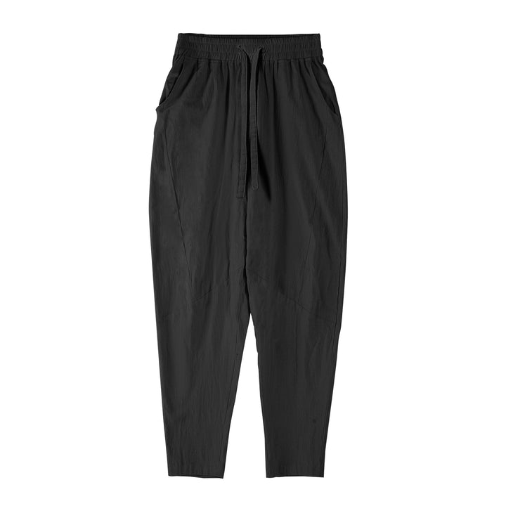Men's lightweight leisure pants with elastic waistband and practical side pockets Lisslune