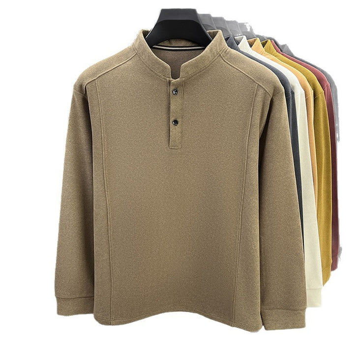 Men's casual long sleeve shirt with button closure Lisslune