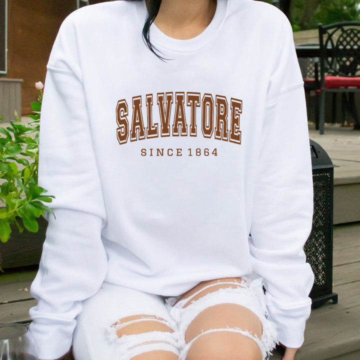Women's sweatshirt with vintage print and comfortable fit Lisslune