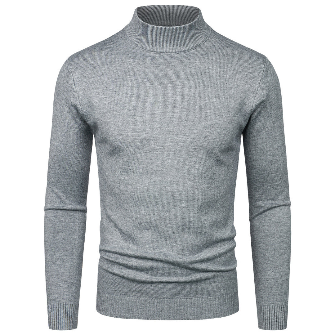 Men's High-Quality Turtleneck Sweater made of fine Cotton Lisslune