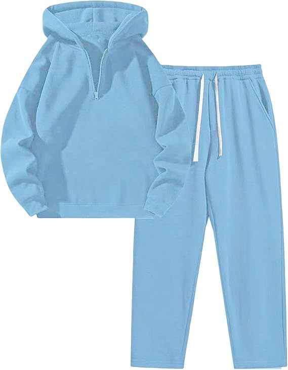 Women's sporty hoodie set with practical zip jacket and comfortable jogging pants Lisslune